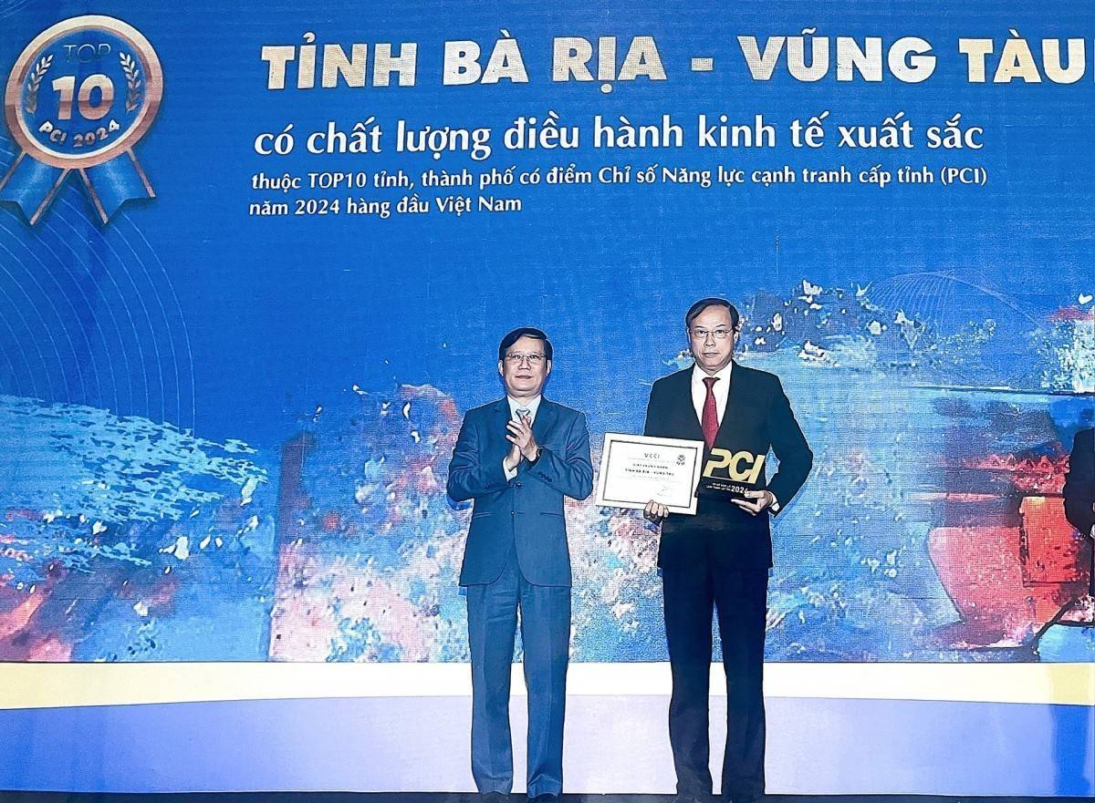 Bà Rịa – Vũng Tàu vào Top 5 PCI 2024: Bước tiến mạnh mẽ trong cải cách môi trường đầu tư