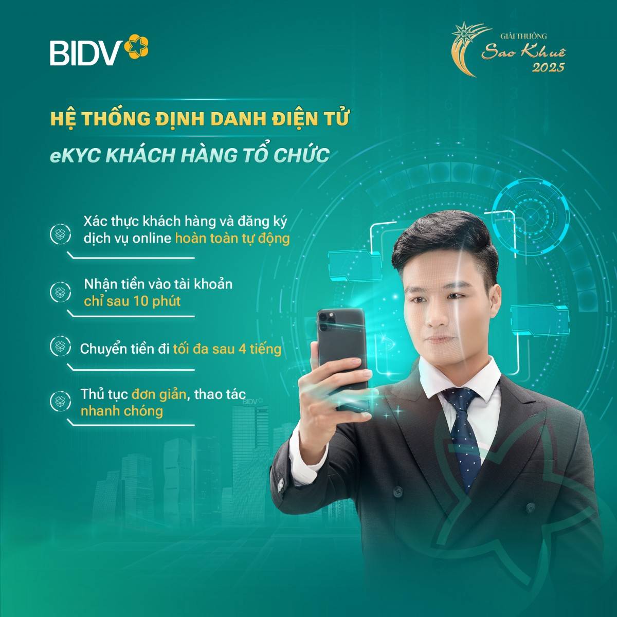 BIDV triển khai định danh điện tử dành cho khách hàng tổ chức BIDV triển khai định danh điện tử dành cho khách hàng tổ chức