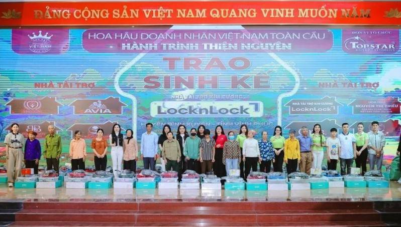 LocknLock hỗ trợ hơn 600 triệu đồng cho người dân khó khăn tại Vĩnh Phúc