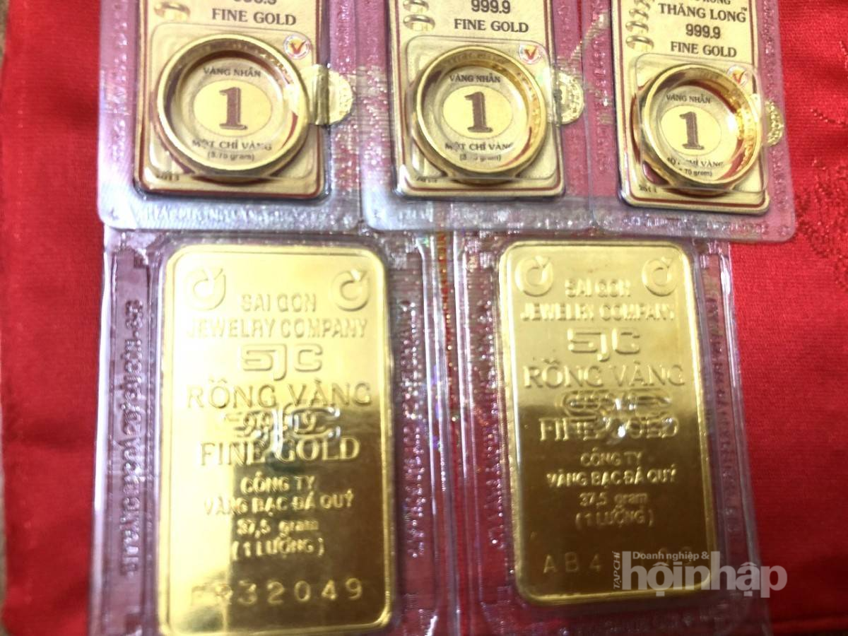 Giá vàng trong nước hôm nay vẫn vượt qua mốc 120 triệu đồng/lương