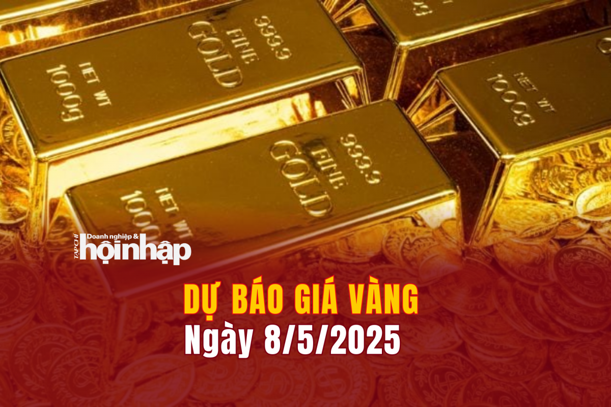 Dự báo giá vàng 8/5/2025