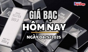 Giá bạc hôm nay 8/5/2024: Tâm lý thận trọng trước đàm phán Mỹ - Trung, giá bạc đảo chiều giảm mạnh
