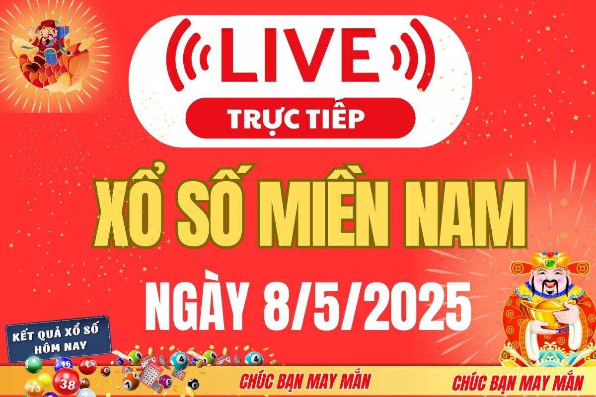 Xổ số miền Nam hôm nay ngày 7/5/2025 - XSMN 7/5 - Kết quả xổ số miền Nam hôm nay
