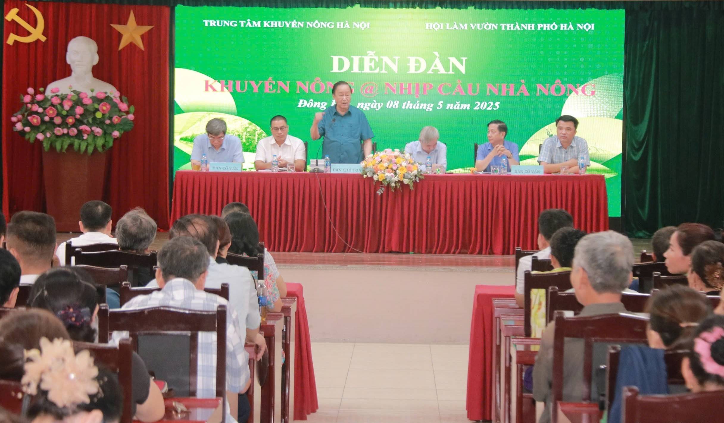 Diễn đàn “Khuyến nông @ Nhịp cầu nhà nông” 2025: Khơi nguồn tri thức, cung cấp phát triển VAC bền vững