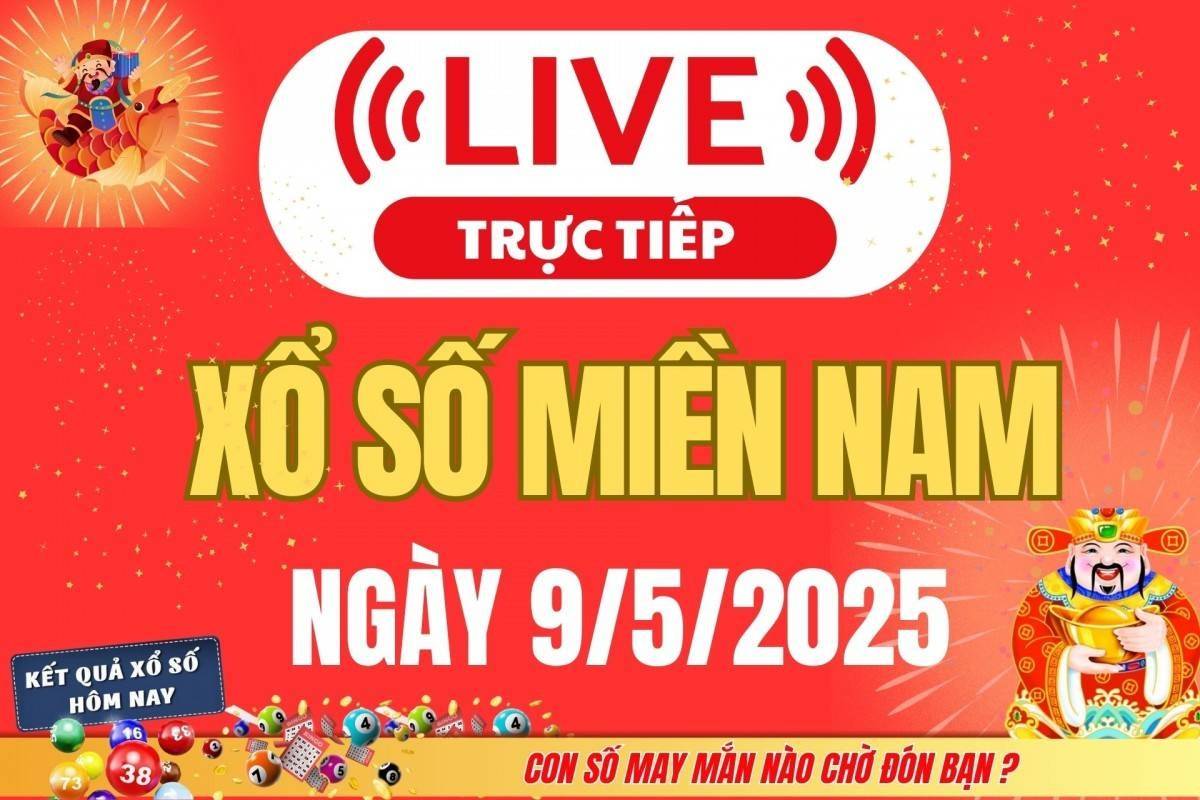 XSMN 9/5 – Kết Quả Xổ Số Miền Nam Hôm Nay 9/5/2025: Ai Là Người May Mắn Nhất ?