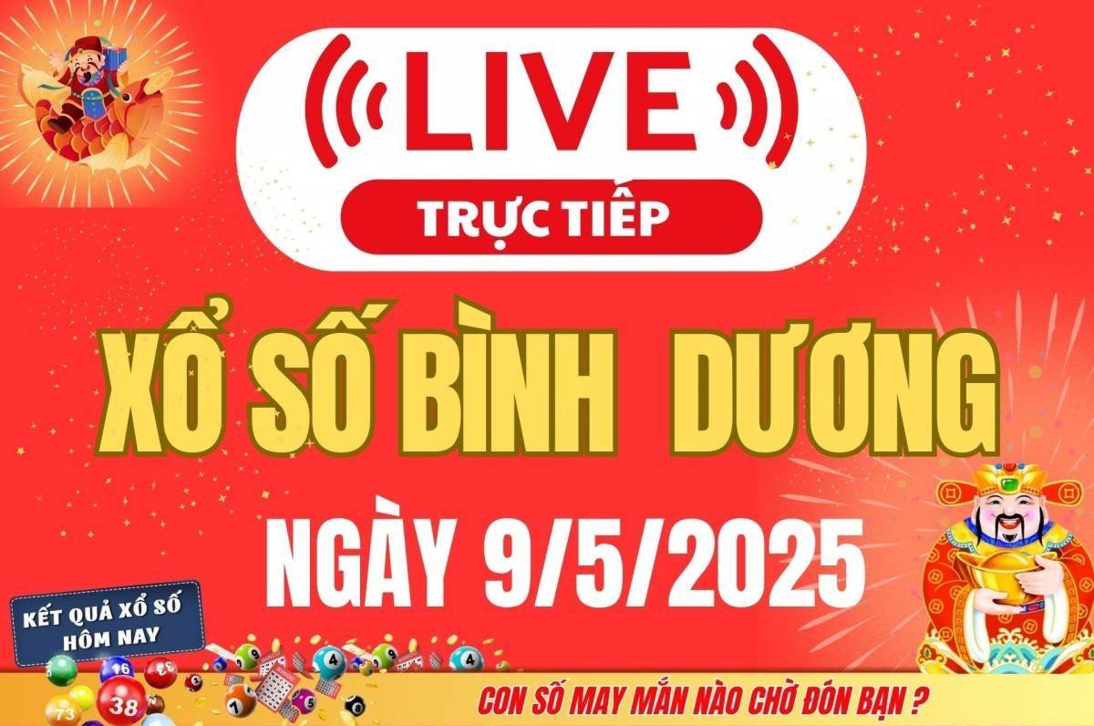 Kết Quả Xổ Số Bình Dương Hôm Nay 9/5/2025 – Trực Tiếp XSBD Thứ Sáu Nhanh Nhất