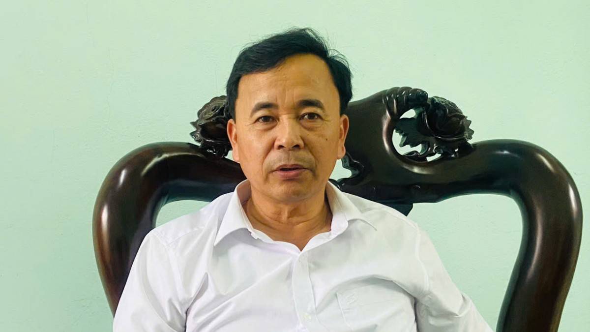 Ông Hoàng Như Thanh, Phó Chủ tịch UBND phường Quảng Phú, TP Thanh Hoá.