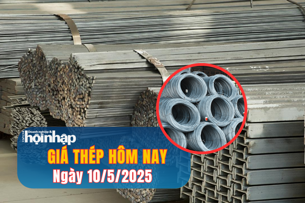 Giá thép hôm nay 10/5: Trong nước nhích nhẹ, quốc tế giảm sốc giữa căng thẳng thương mại EU - Mỹ