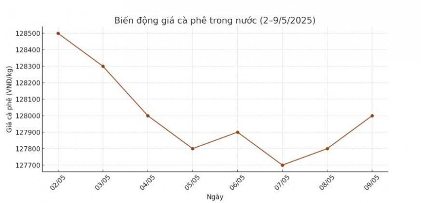 Giá cà phê tuần ngày 5/5 đến 10/5 biến động mạnh: Việt Nam khan hàng, Brazil báo vụ lớn
