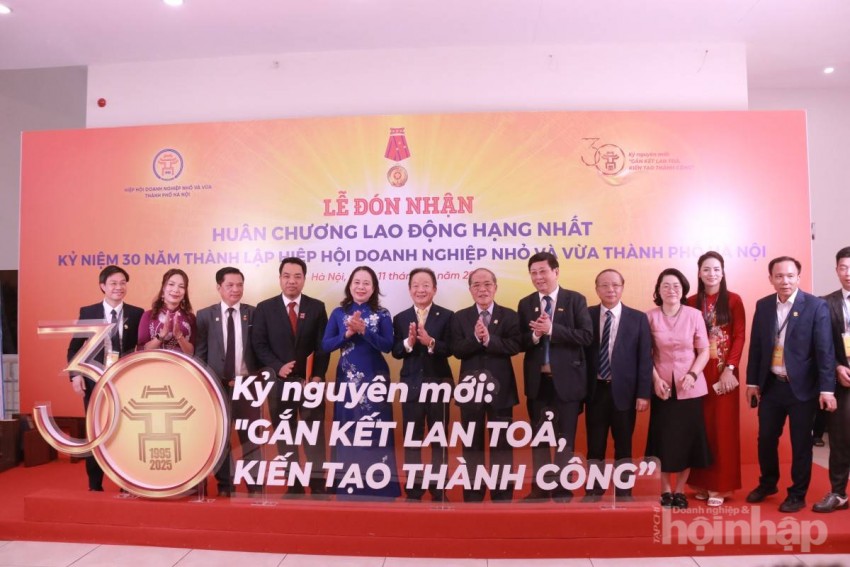 HanoiSME kỷ niệm 30 năm thành lập và đón nhận Huân chương Lao động hạng Nhất : Khẳng định vị thế, vững bước tương lai