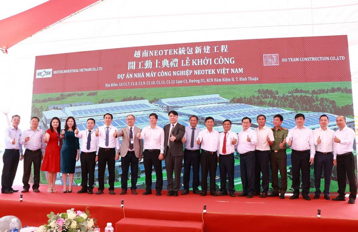 Neotek khởi công nhà máy sản xuất đĩa phanh ô tô tại Bình Thuận