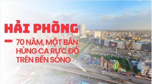 Hải Phòng – 70 năm, một bản hùng ca rực đỏ trên bến sóng