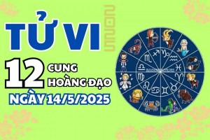 Tử vi 12 cung hoàng đạo hôm nay 14/5: Song Tử tài lộc rủng rỉnh, Cự Giải tâm trạng biến động