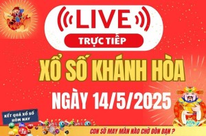 Xổ số Khánh Hòa hôm nay ngày 14/5/2025 - XSKH 14/5 - Kết quả xổ số Khánh Hòa hôm nay