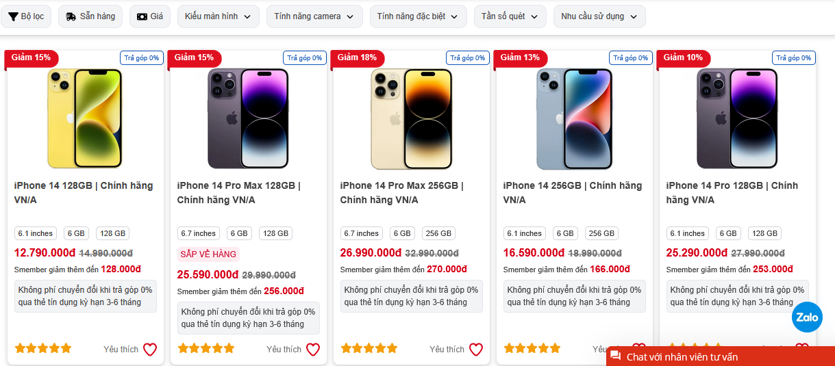 iPhone giảm giá sâu chưa từng có: Thời điểm “vàng” để lên đời điện thoại ? iPhone giảm giá sâu chưa từng có: Thời điểm “vàng” để lên đời điện thoại ?