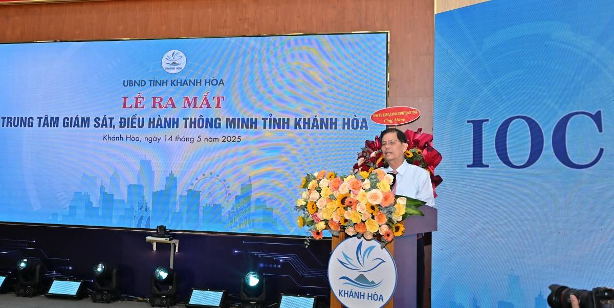 Trung tâm Giám sát điều hành thông minh tỉnh (IOC) Khánh Hòa đi vào hoạt động