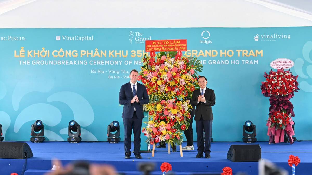 The Grand Ho Tram khởi công phân khu nghỉ dưỡng 35ha – Bước tiến chiến lược đưa Hồ Tràm thành điểm đến quốc tế