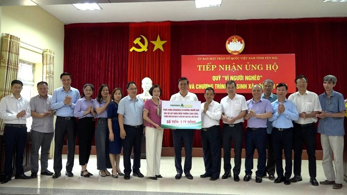 Phục Hưng Holdings và tập thể lớp 34X4 chung tay góp 3 tỷ đồng xây trường vùng cao Yên Bái