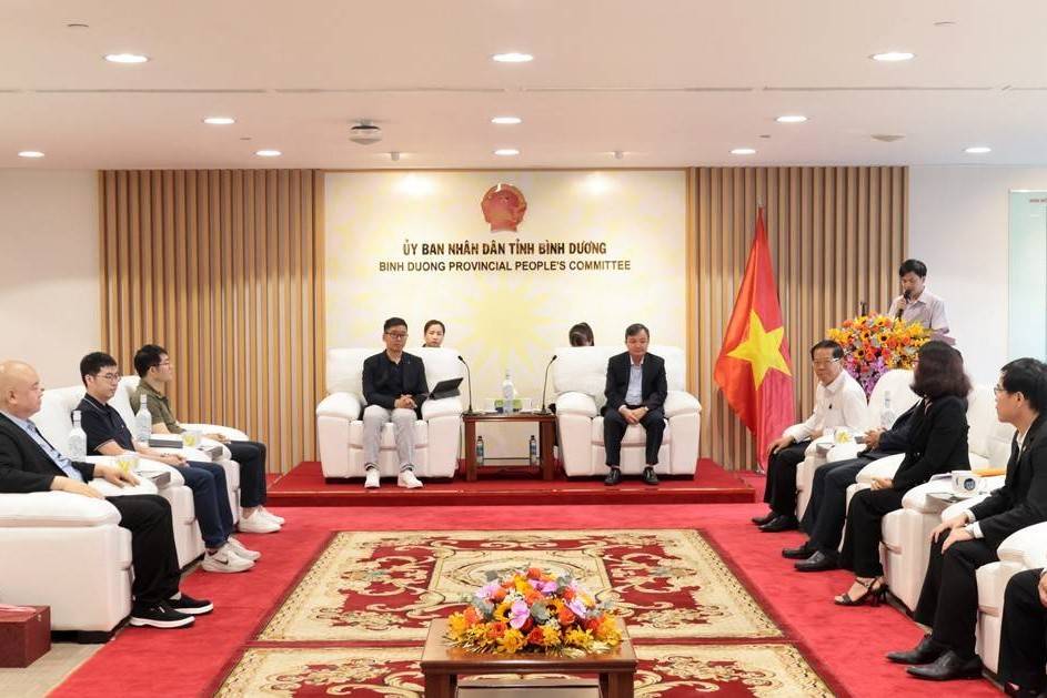Lãnh đạo tỉnh Bình Dương tiếp Tập đoàn Midea (Trung Quốc) tới tìm hiểu mở rộng đầu tư