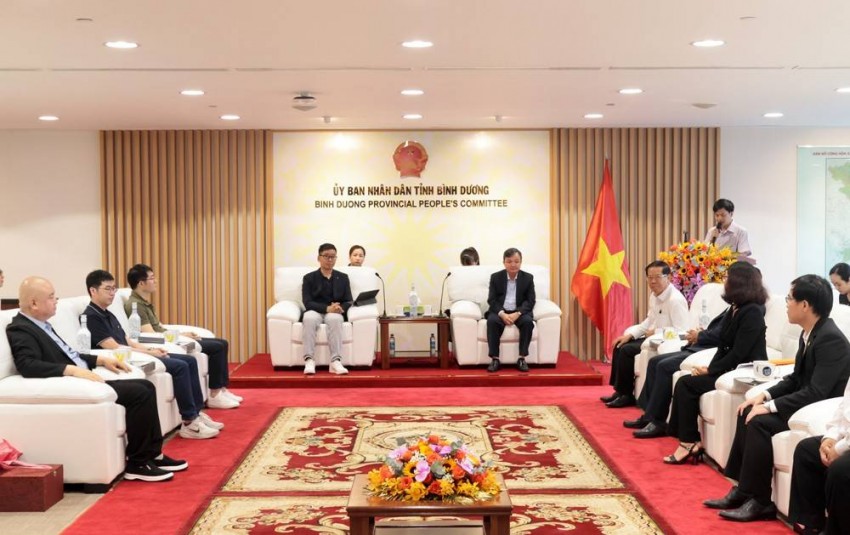 Lãnh đạo tỉnh Bình Dương tiếp Tập đoàn Midea (Trung Quốc) tới tìm hiểu mở rộng đầu tư
