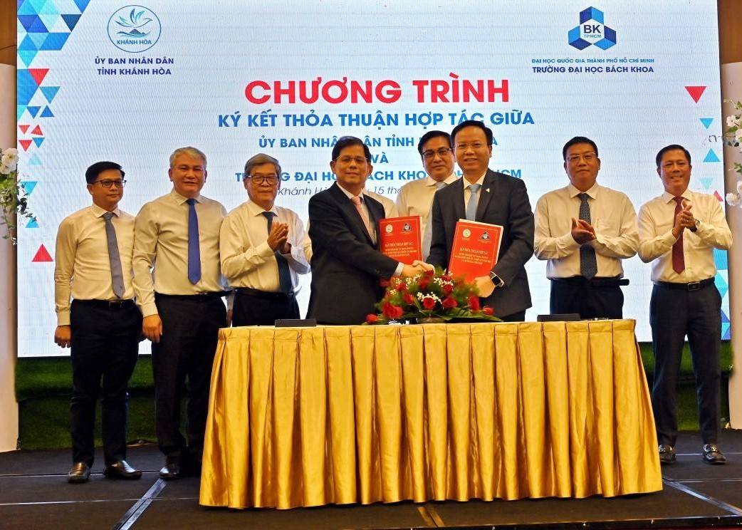 UBND tỉnh Khánh Hòa và Trường Đại học Bách khoa - Đại học Quốc gia TP. Hồ Chí Minh ký kết thỏa thuận hợp tác