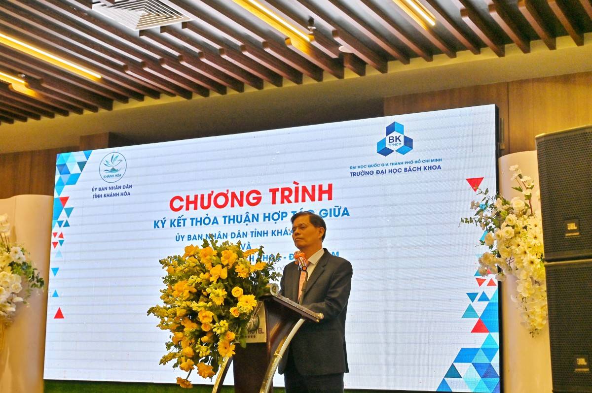 UBND tỉnh Khánh Hòa và Trường Đại học Bách khoa - Đại học Quốc gia TP. Hồ Chí Minh ký kết thỏa thuận hợp tác