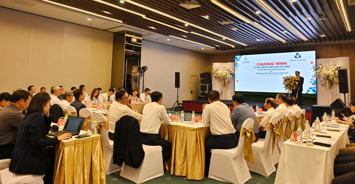 UBND tỉnh Khánh Hòa và Trường Đại học Bách khoa - Đại học Quốc gia TP. Hồ Chí Minh ký kết thỏa thuận hợp tác
