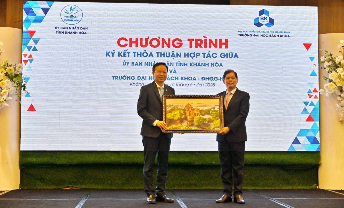 UBND tỉnh Khánh Hòa và Trường Đại học Bách khoa - Đại học Quốc gia TP. Hồ Chí Minh ký kết thỏa thuận hợp tác
