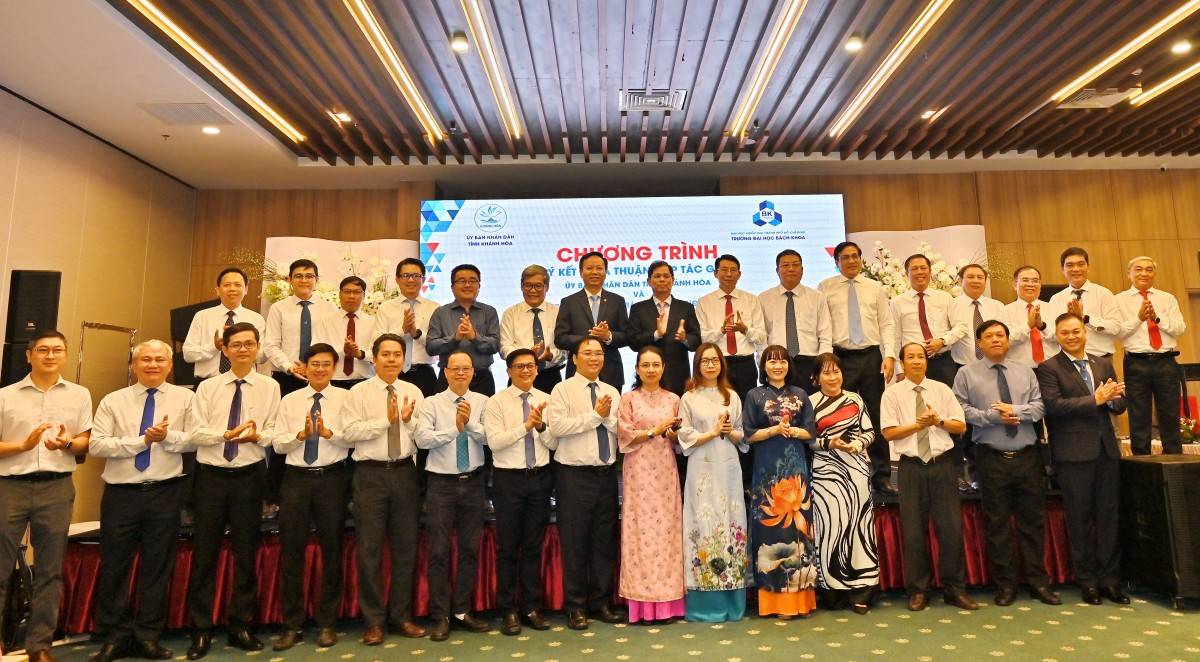 UBND tỉnh Khánh Hòa và Trường Đại học Bách khoa - Đại học Quốc gia TP. Hồ Chí Minh ký kết thỏa thuận hợp tác