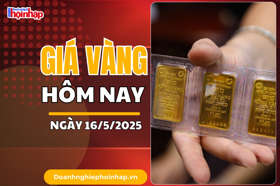 Giá vàng hôm nay 16/5: Vàng miếng SJC tăng vọt gần 3 triệu đồng/lượng