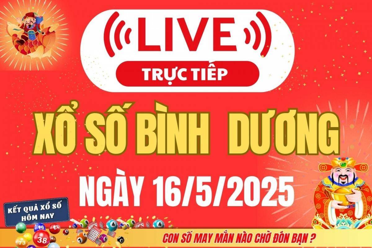 Kết Quả Xổ Số Bình Dương Hôm Nay 16/5/2025 – Trực Tiếp XSBD Thứ Sáu Nhanh Nhất
