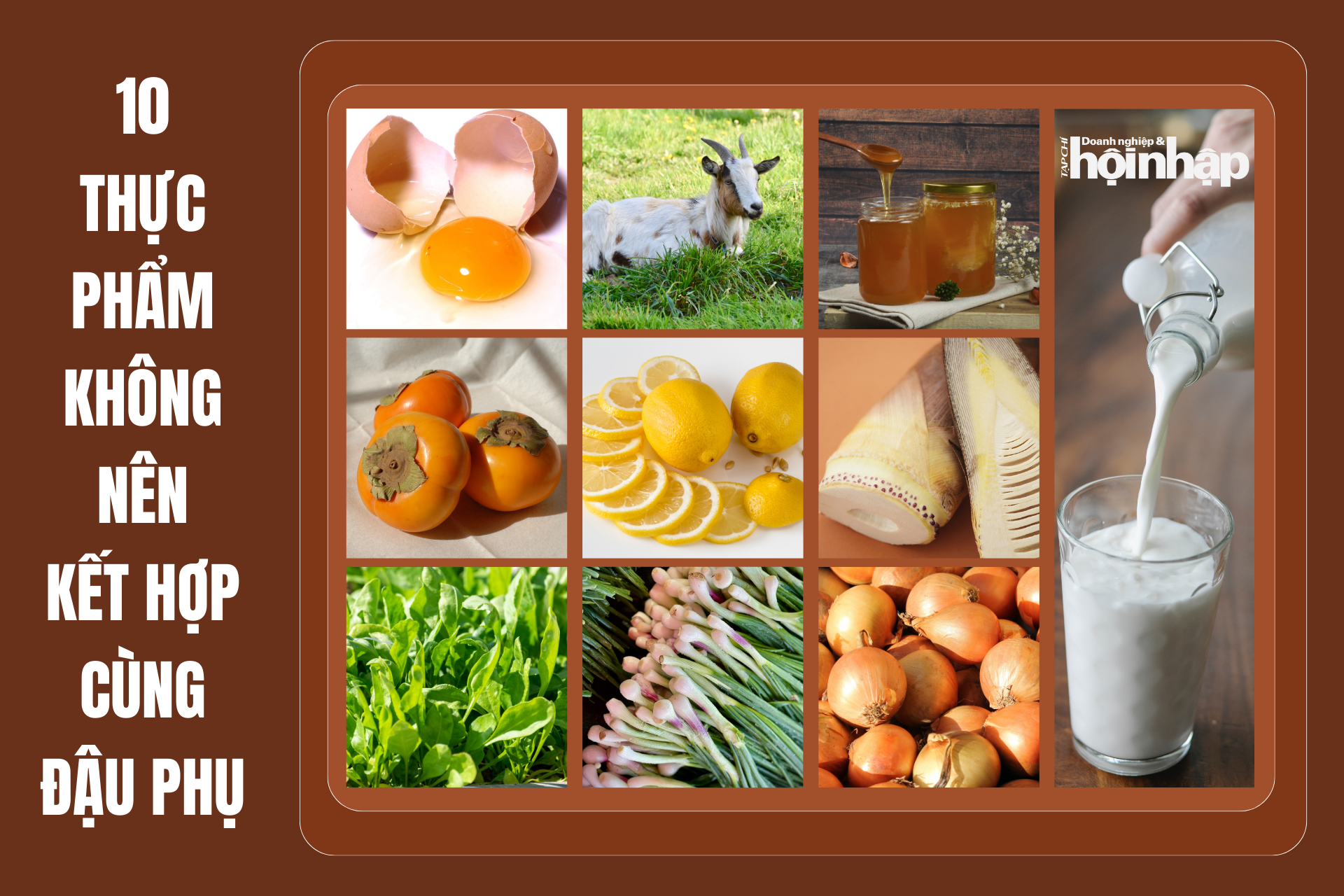 Những thực phẩm “đại kỵ” khi kết hợp chung với đậu phụ