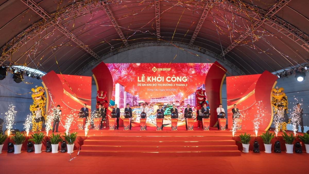 Sun Group khởi công khu đô thị biển 37.000 tỷ đồng lớn bậc nhất Vũng Tàu