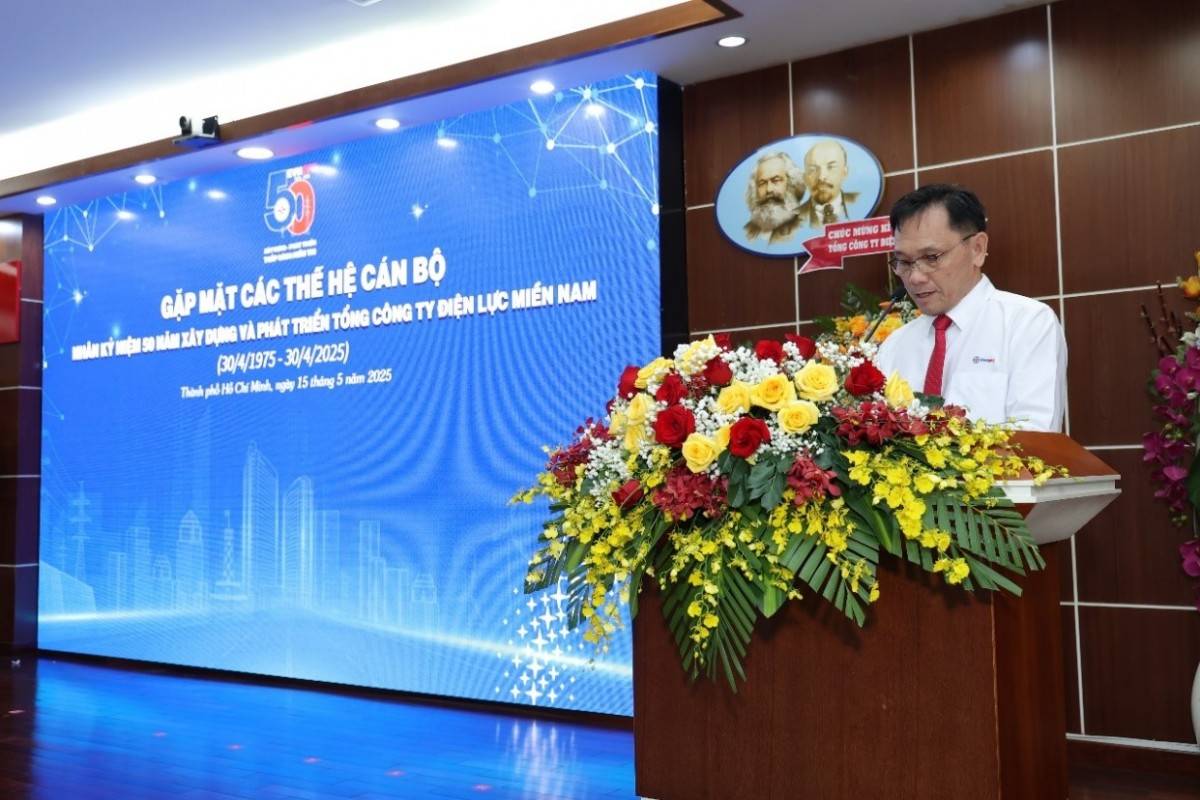 Tổng giám đốc Nguyễn Phước Đức ôn lại truyền thống 50 năm xây dựng và phát triển EVNSPC