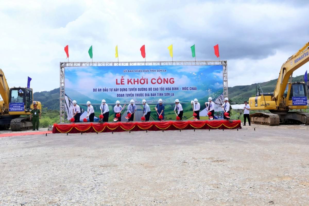 Cao tốc Hòa Bình - Mộc Châu khởi công: Phó Thủ tướng kỳ vọng tạo động lực mới cho khu vực