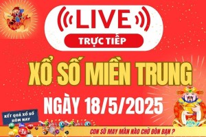 Xổ số miền Trung hôm nay ngày 19/5/2025 - XSMT 19/5 - Kết quả xổ số miền Trung hôm nay