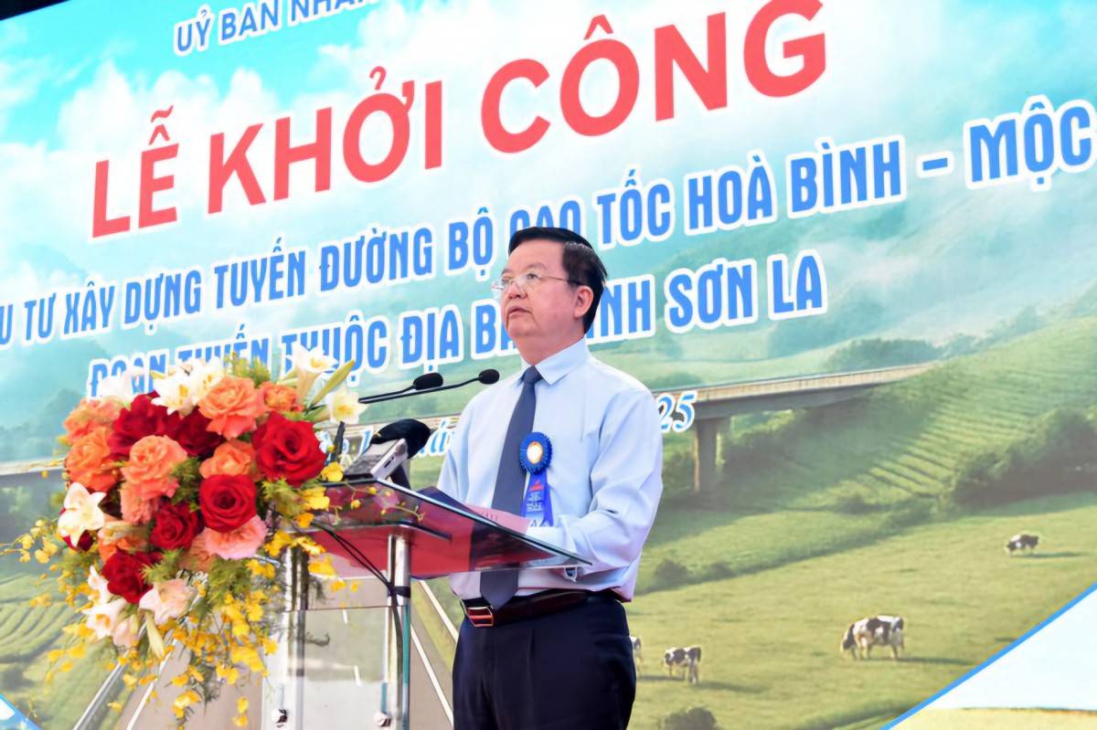 Cao tốc Hòa Bình - Mộc Châu khởi công: Phó Thủ tướng kỳ vọng tạo động lực mới cho khu vực