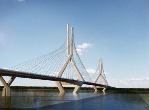 Hà Nội khởi công cầu Tứ Liên nối đôi bờ sông Hồng
