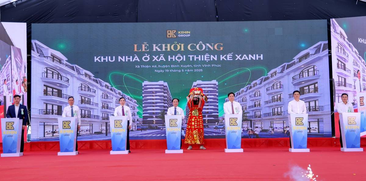 Vĩnh Phúc khởi công khu nhà ở xã hội kiểu mẫu hơn 990 căn hộ