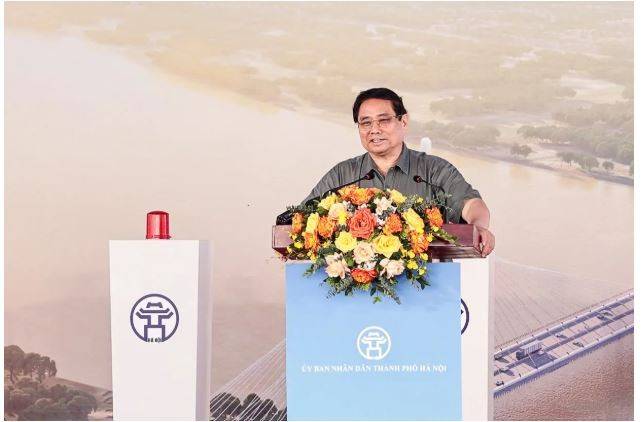 Hà Nội khởi công cầu Tứ Liên nối đôi bờ sông Hồng