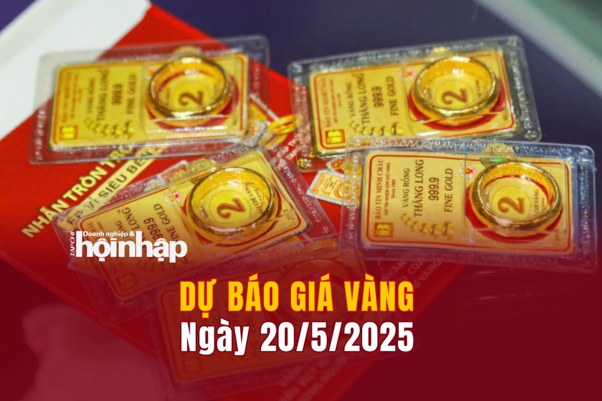 Dự báo giá vàng 20/5: Vàng nhẫn, vàng miếng đồng loạt tăng "bứt phá"