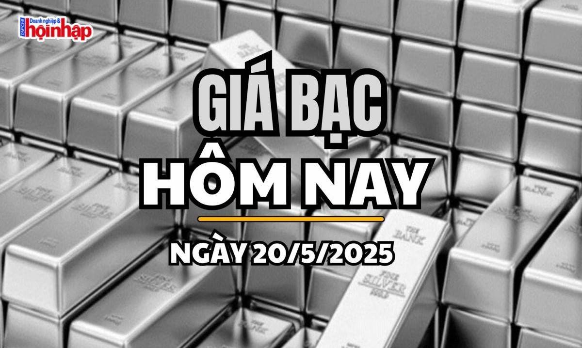 Giá bạc hôm nay 20/5/2025: Giá bạc đảo chiều giảm nhẹ trên cả thị trường trong nước và thế giới