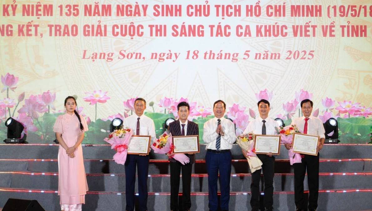 Trao giải cuộc thi sáng tác ca khúc viết về Lạng Sơn: Lan tỏa tình yêu quê hương qua âm nhạc