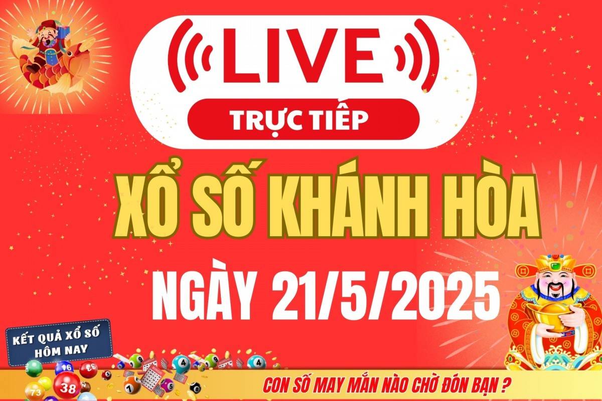 Xổ số Khánh Hòa hôm nay ngày 18/5/2025 - XSKH 18/5 - Kết quả xổ số Khánh Hòa hôm nay