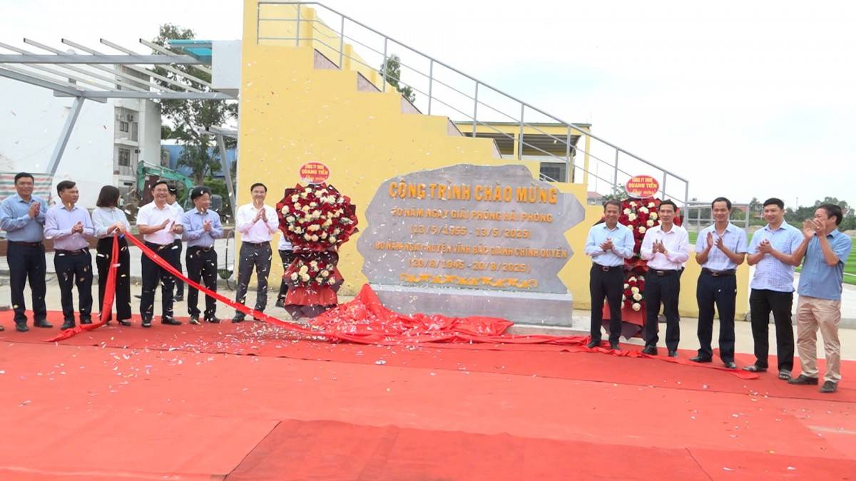 Vĩnh Bảo – Khát vọng vươn xa từ những công trình trọng điểm chào mừng các ngày lễ lớn