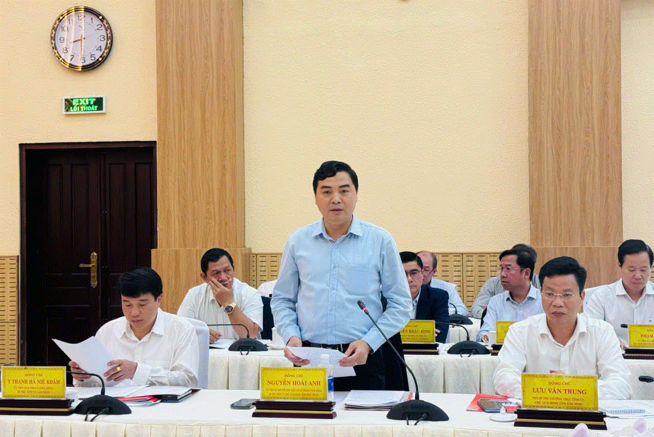 Phó Thủ tướng Thường trực Chính phủ  làm  việc với ba tỉnh Lâm Đồng, Bình Thuận, Đắk Nông