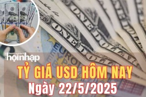 Tỷ giá USD hôm nay 22/5/2025: Tỷ giá USD sụt giảm, thị trường ngoại hối "dậy sóng" vì lo ngại chính sách kinh tế Mỹ