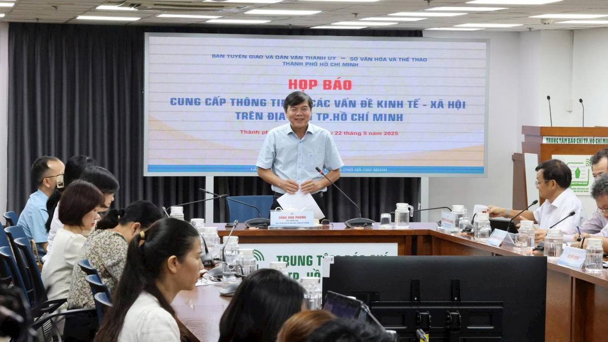 Quang cảnh buổi Họp báo