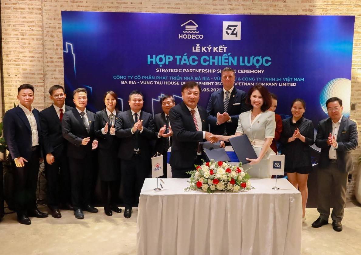 Hodeco và 54 hợp tác chiến lược trong lĩnh vực bất động sản tích hợp sân Golf