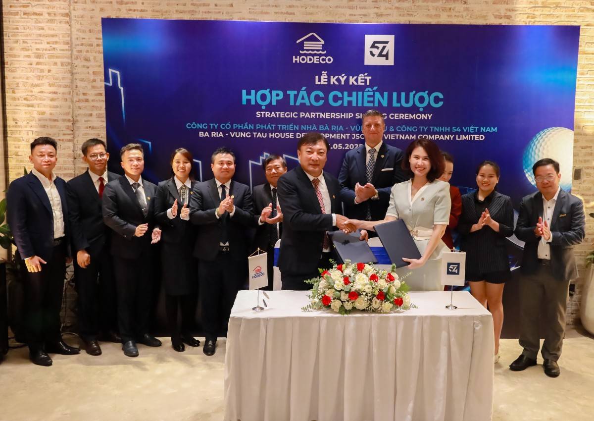 Hodeco và 54 hợp tác chiến lược trong lĩnh vực bất động sản tích hợp sân Golf